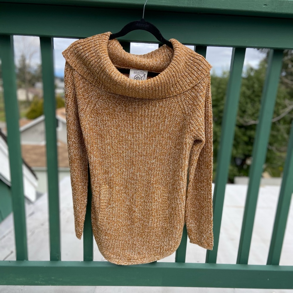 Snails & Cinnamon off the shoulder sweater dress M